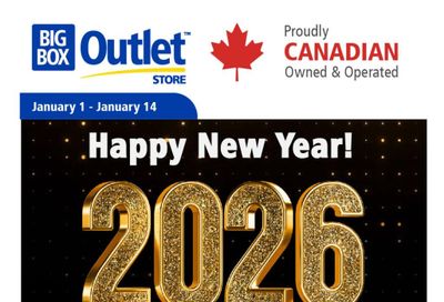 Big Box Outlet Store Flyer January 1 to 14