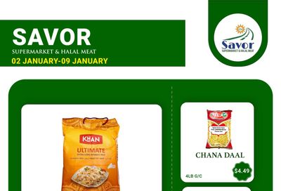 Savor Supermarket Flyer January 2 to 9