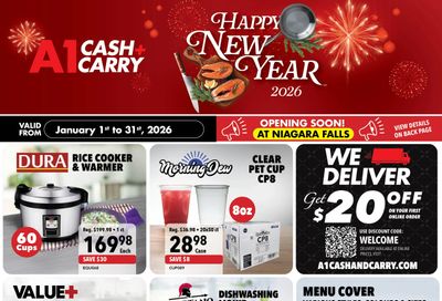 A-1 Cash and Carry Flyer January 1 to 31
