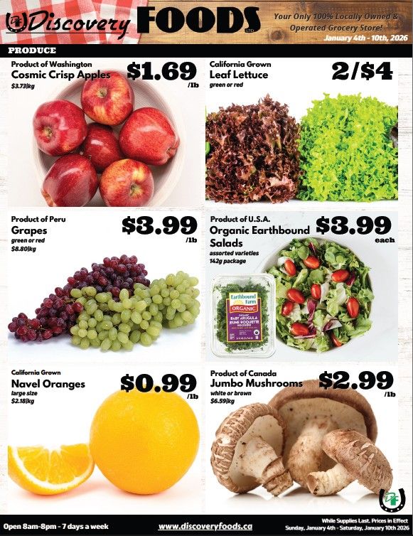 Discovery Foods Flyer January 4 to 10
