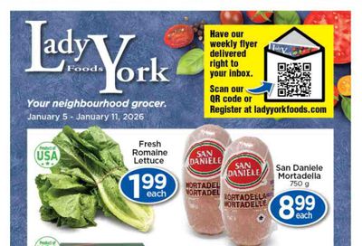 Lady York Foods Flyer January 5 to 11