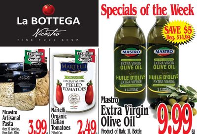 La Bottega Nicastro Fine Foods Flyer January 5 to 18