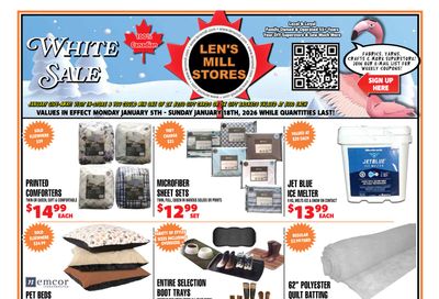 Len's Mill Stores Flyer January 5 to 18