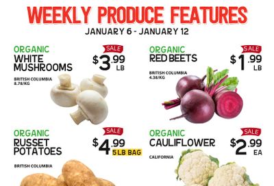 Pomme Natural Market Weekly Produce Flyer January 6 to 12