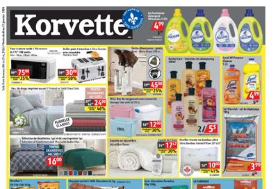 Korvette Flyer January 8 to 21