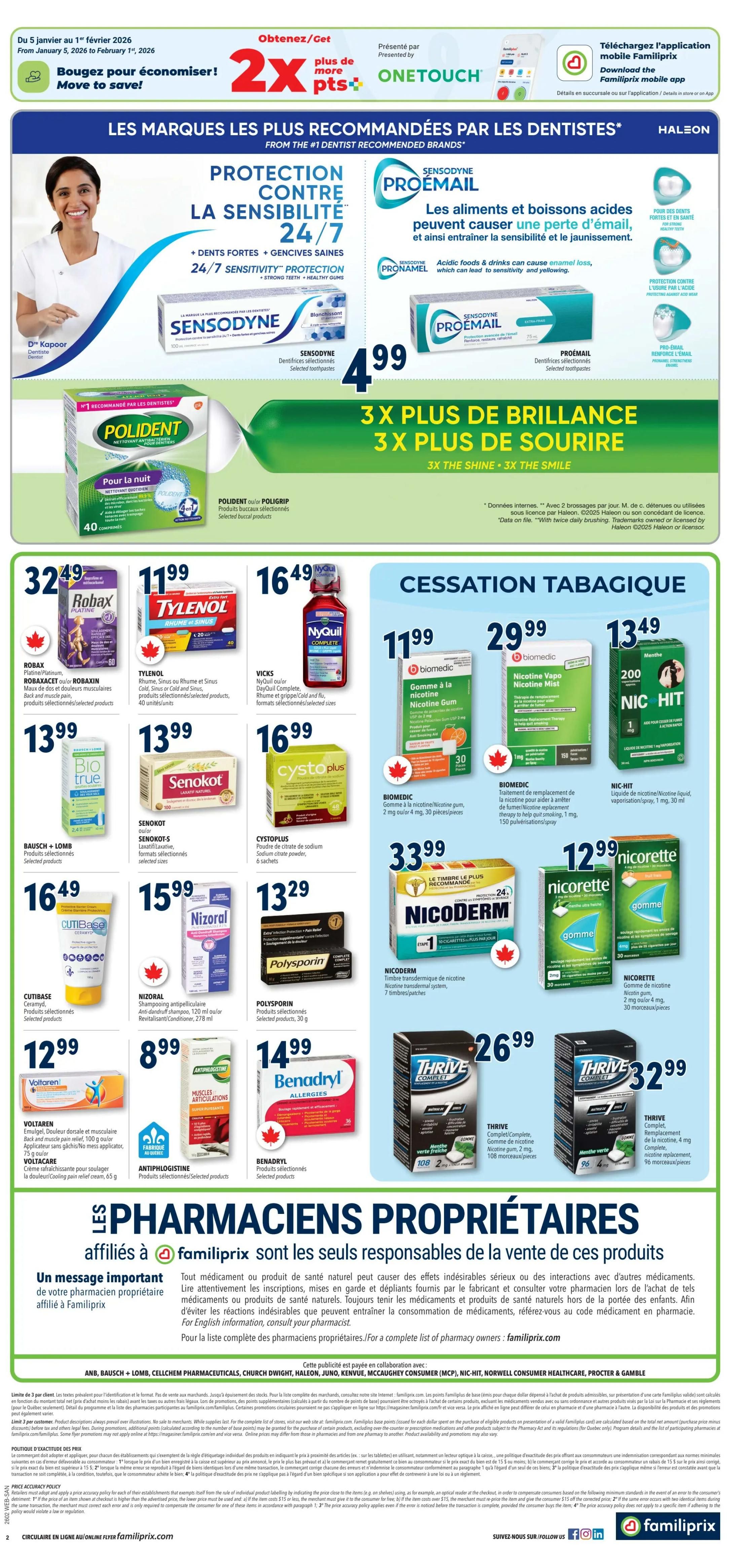 Familiprix Sante Flyer January 8 to 14