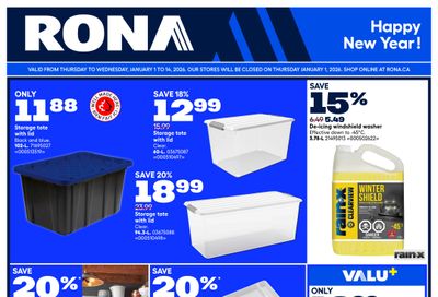 Rona & Rona+ (Atlantic) Flyer January 8 to 14