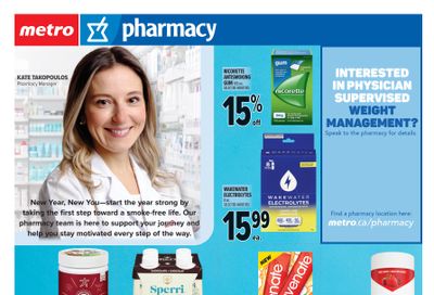 Metro (ON) Pharmacy Flyer January 8 to February 4
