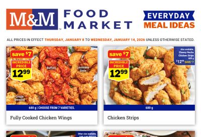 M&M Food Market (Atlantic, ON & West) Flyer January 8 to 14