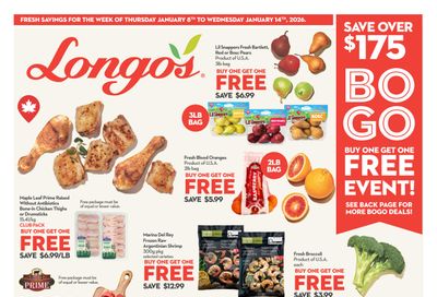 Longo's Flyer January 8 to 14