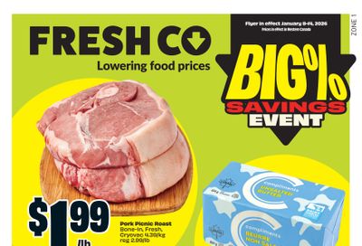 FreshCo (West) Flyer January 8 to 14