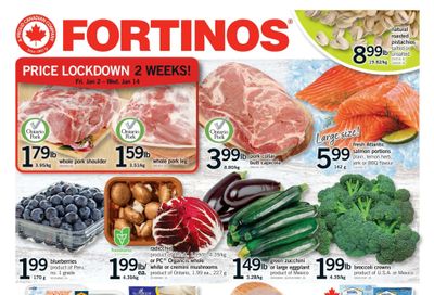 Fortinos Flyer January 8 to 14