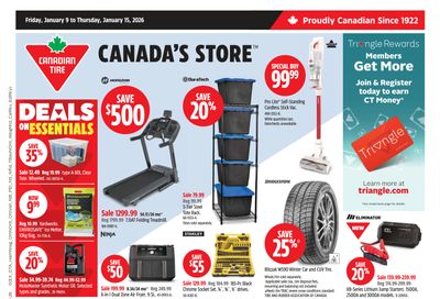 Canadian Tire (West) Flyer January 9 to 15