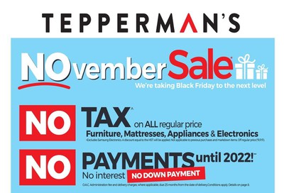 Tepperman's Flyer November 8 to 14