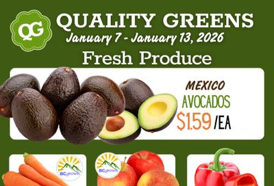 Quality Greens Flyer January 7 to 13