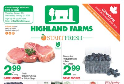 Highland Farms Flyer January 8 to 21