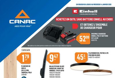 Canac Flyer January 8 to 14