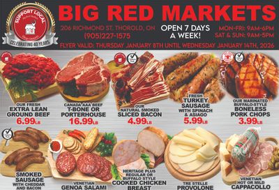 Big Red Markets Flyer January 8 to 14