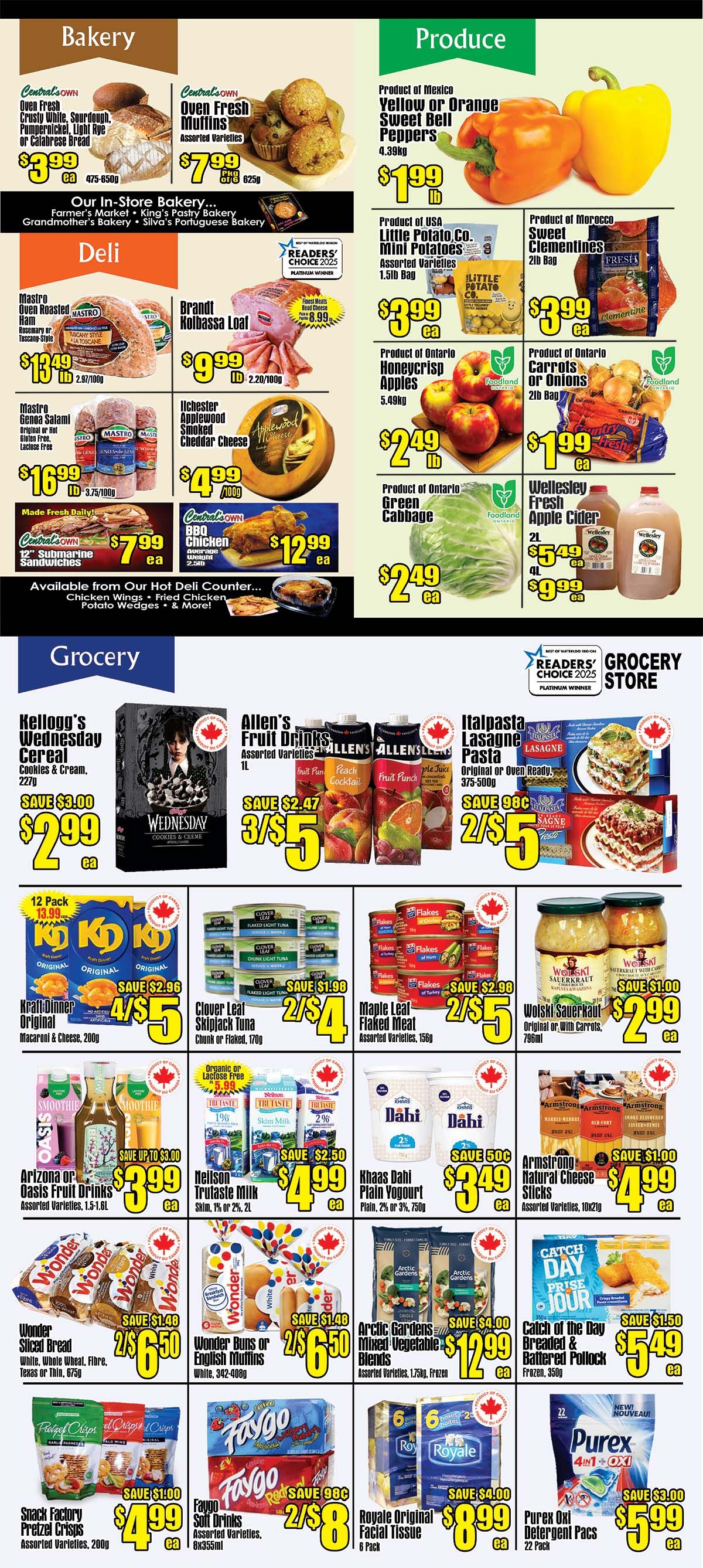Central Fresh Market Flyer January 8 to 15