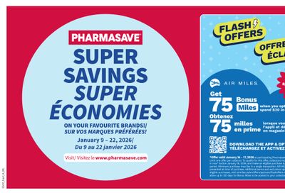Pharmasave (NB) Flyer January 9 to 22