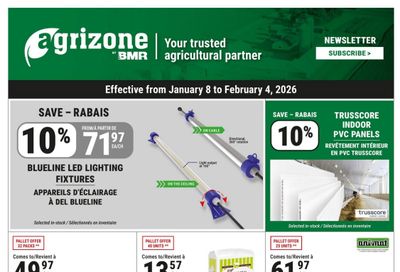 BMR Agrizone Flyer January 8 to February 4