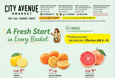 City Avenue Market Flyer January 8 to 21