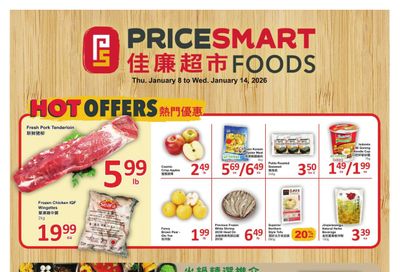 PriceSmart Foods Flyer January 8 to 14