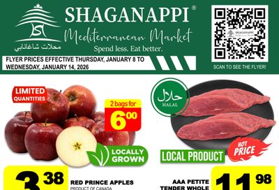 Shaganappi Mediterranean Market Flyer January 8 to 14