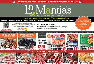 LaMantia's Flyer January 8 to 14