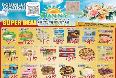 Sunny Foodmart (Don Mills) Flyer January 9 to 15
