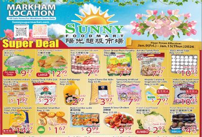 Sunny Foodmart (Markham) Flyer January 9 to 15