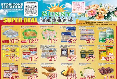 Sunny Foodmart (Etobicoke) Flyer January 9 to 15