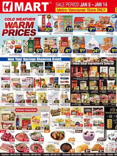 H Mart (West) Flyer January 8 to 14