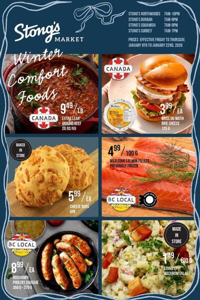 Stong's Market Flyer January 9 to 22