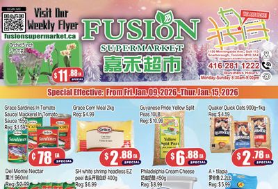 Fusion Supermarket (Scarborough) Flyer January 9 to 15