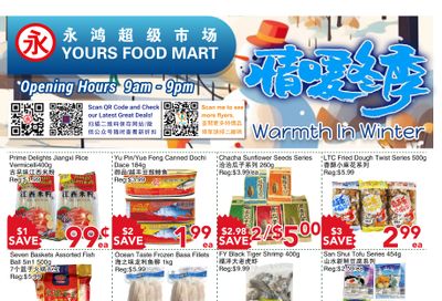Yours Food Mart Flyer January 9 to 15