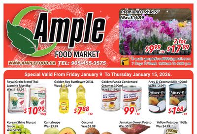 Ample Food Market (Brampton) Flyer January 9 to 15