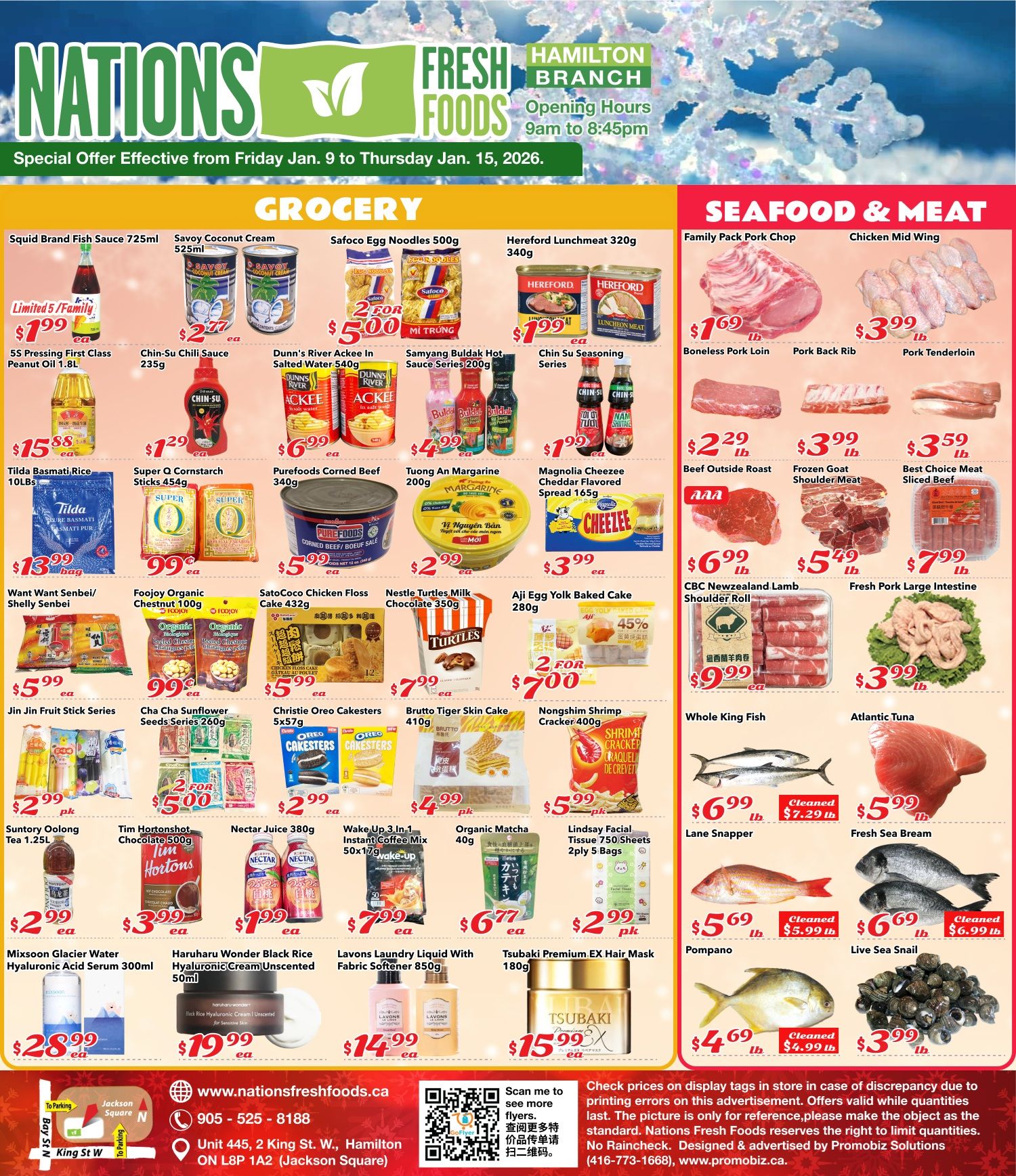 Nations Fresh Foods (Hamilton) Flyer January 9 to 15