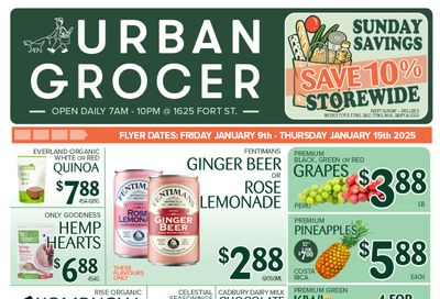 Urban Grocer Flyer January 9 to 15