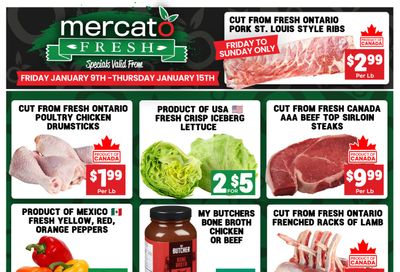 Mercato Fresh Flyer January 9 to 15