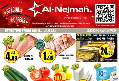 Alnejmah Fine Foods Inc. Flyer January 9 to 15