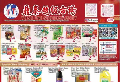 Tone Tai Supermarket Flyer January 9 to 15