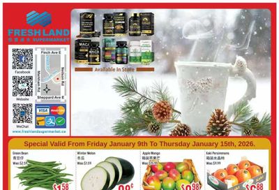 FreshLand Supermarket Flyer January 9 to 15