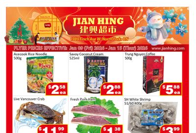 Jian Hing Supermarket (North York) Flyer January 9 to 15