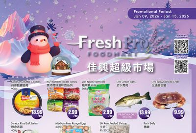 FreshPro Foodmart (Richmond Hill) Flyer January 9 to 15
