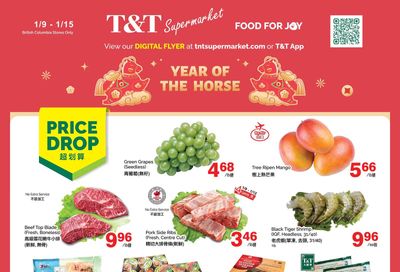 T&T Supermarket (BC) Flyer January 9 to 15