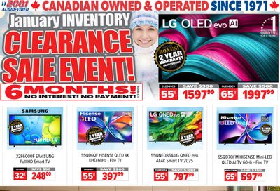 2001 Audio Video Flyer January 9 to 15