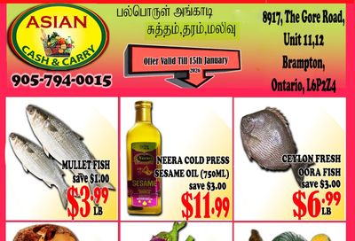 Asian Cash & Carry Flyer January 9 to 15