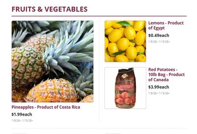 Mike Dean Local Grocer Flyer January 8 to 15