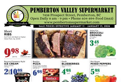 Pemberton Valley Supermarket Flyer January 11 to 17